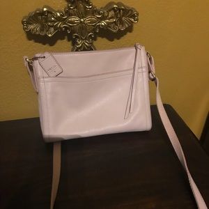 Fossil Dusty Rose Crossbody ! All leather !